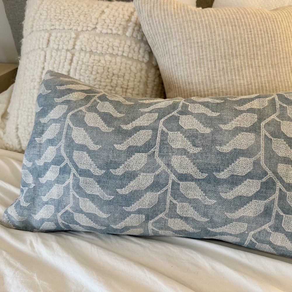 Susan Connor Folio Pillow Lumbar in Lake